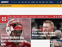 Tablet Screenshot of huskercorner.com